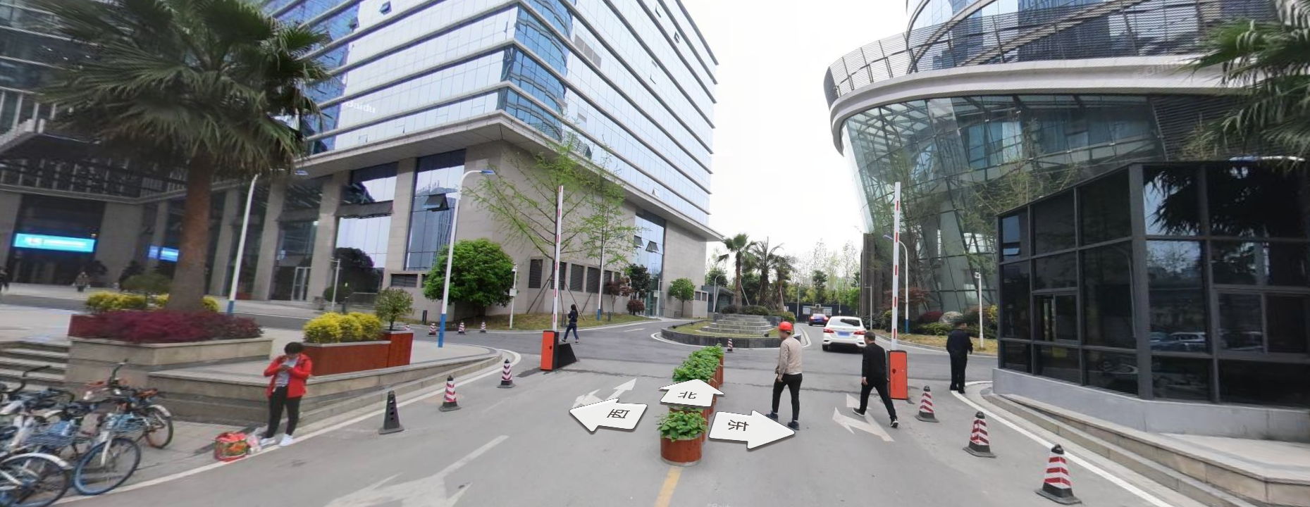 四川锦欣西囡妇女儿童医院毕昇院区停车场入口位置示意图